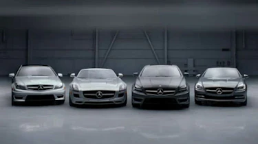 Mercedes-Benz SLS roadster and C-Class coupe