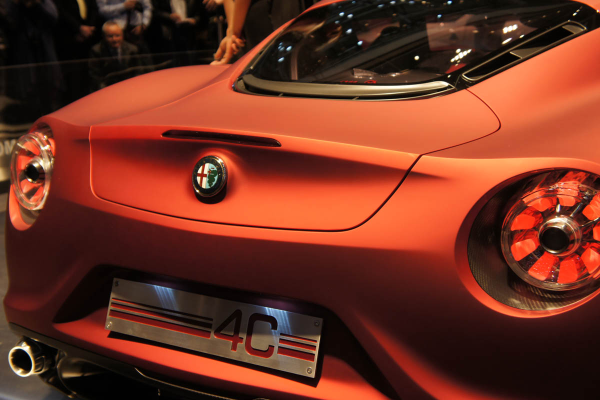 New Alfa Romeo 4C Concept live at Geneva