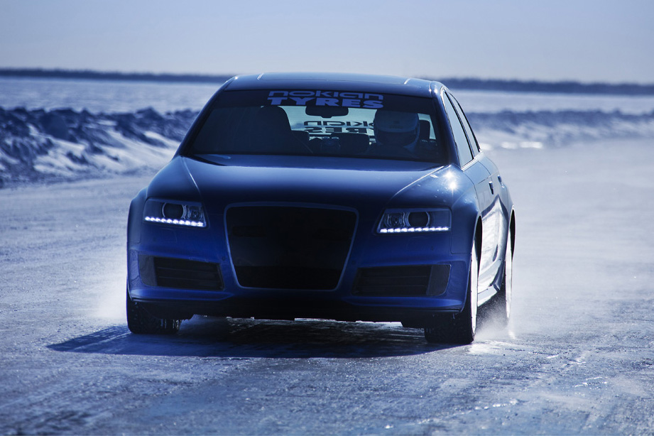 Audi RS6 breaks Bentley's ice speed record