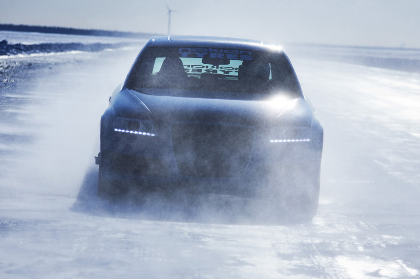 Audi RS6 breaks Bentley's ice speed record