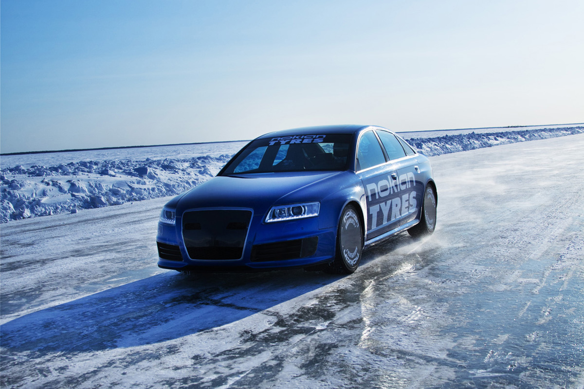 Audi RS6 breaks Bentley's ice speed record