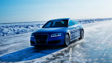 Audi RS6 breaks Bentley's ice speed record