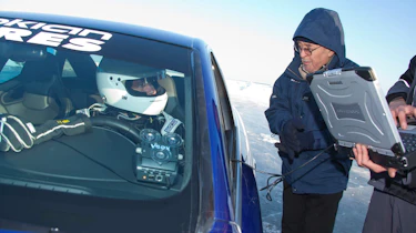 Audi RS6 breaks Bentley's ice speed record