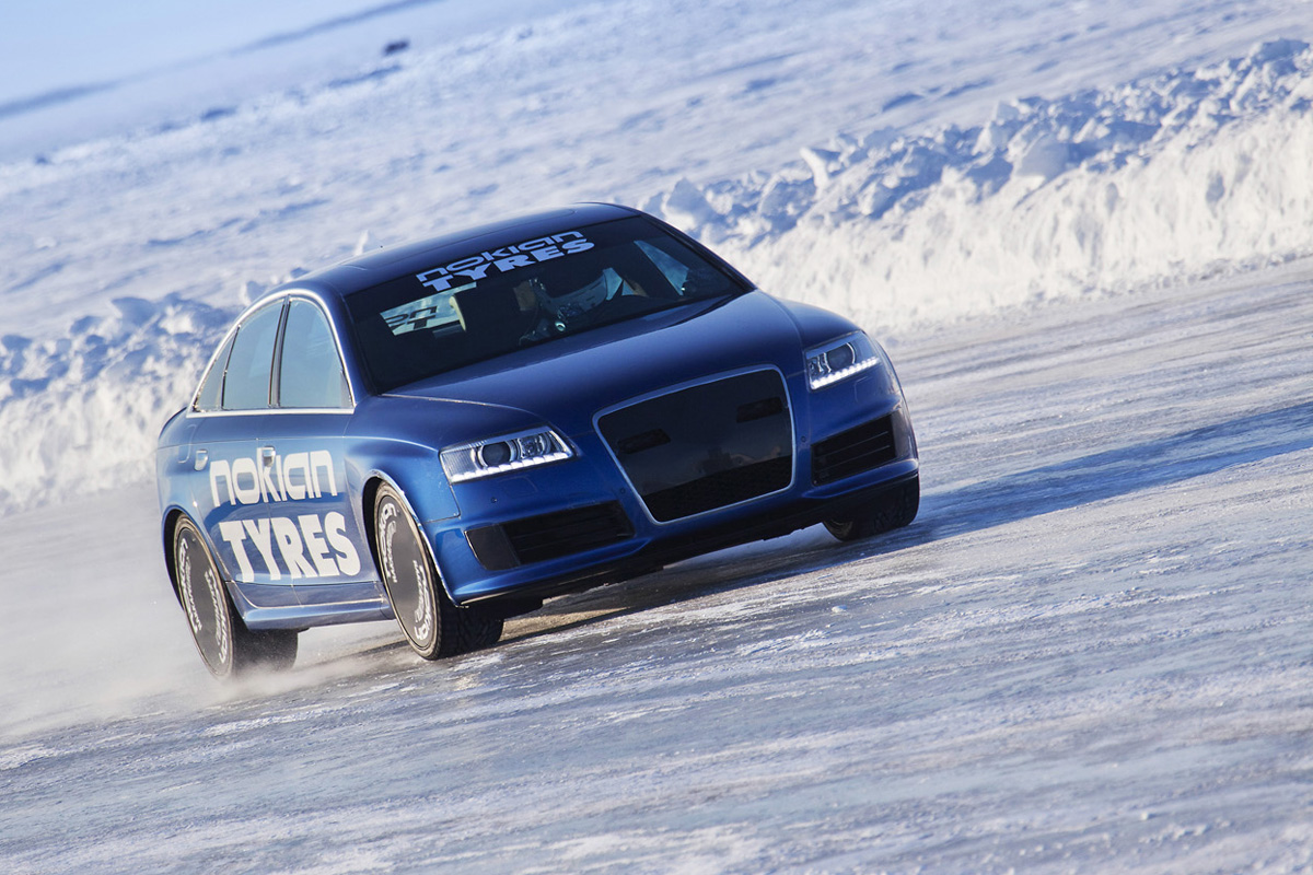 Audi RS6 breaks Bentley's ice speed record