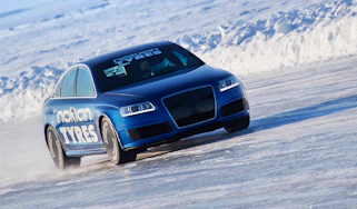 Audi RS6 breaks Bentley's ice speed record