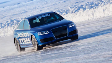 Audi RS6 breaks Bentley's ice speed record