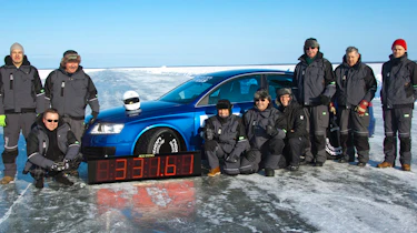 Audi RS6 breaks Bentley's ice speed record