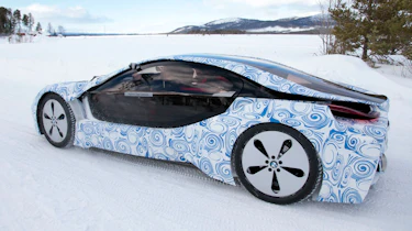 BMW i8 hybrid supercar spy pictures