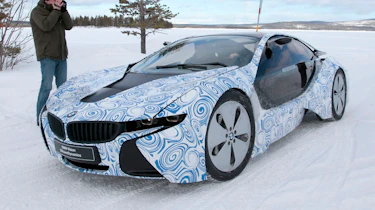 BMW i8 hybrid supercar spy pictures