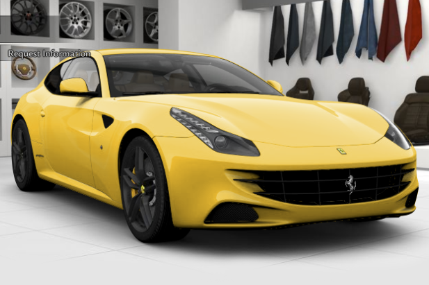New Ferrari FF configurator