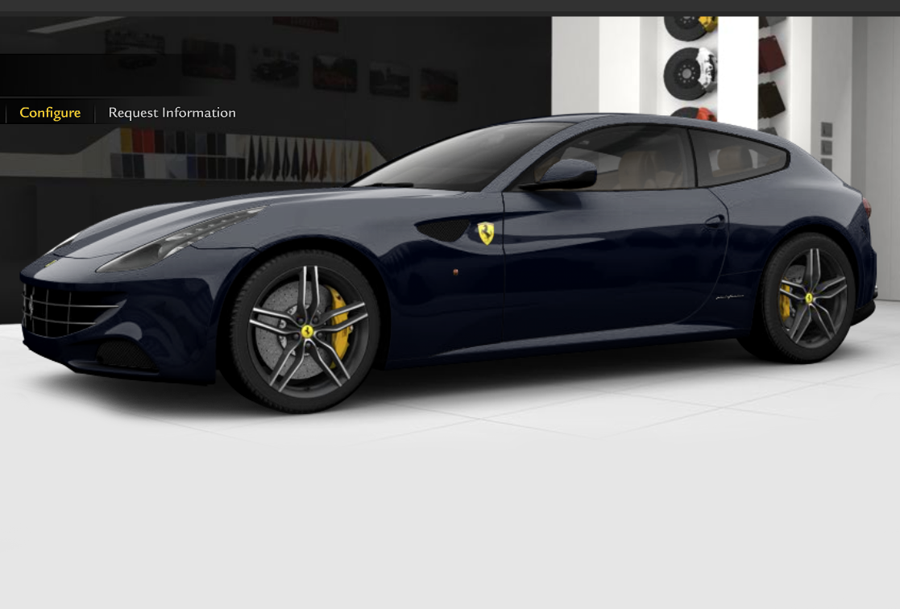 New Ferrari FF configurator
