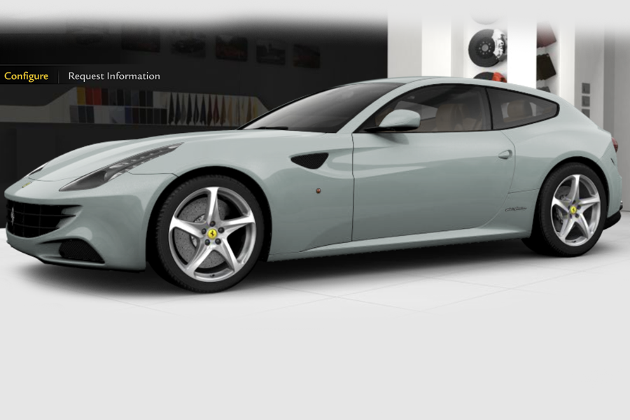 New Ferrari FF configurator