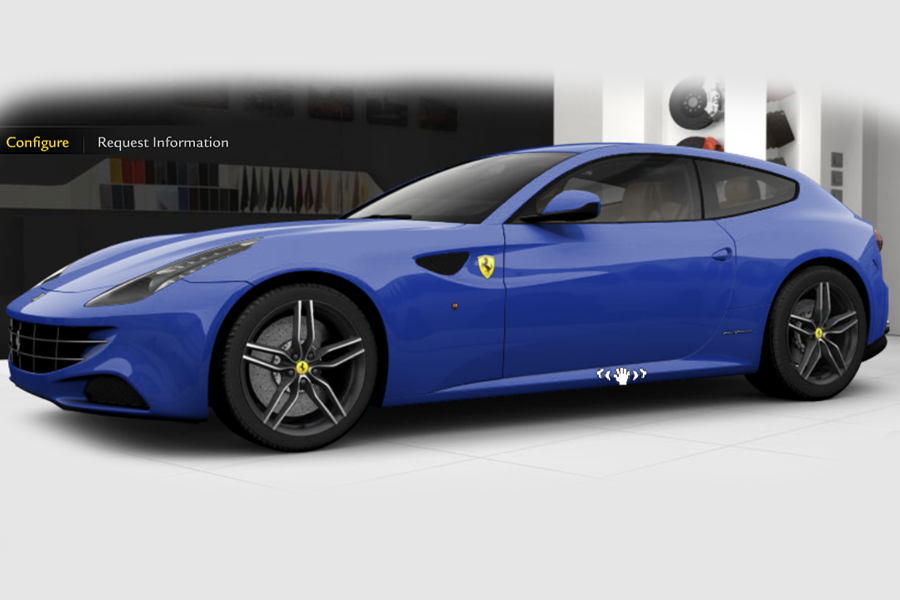 New Ferrari FF configurator