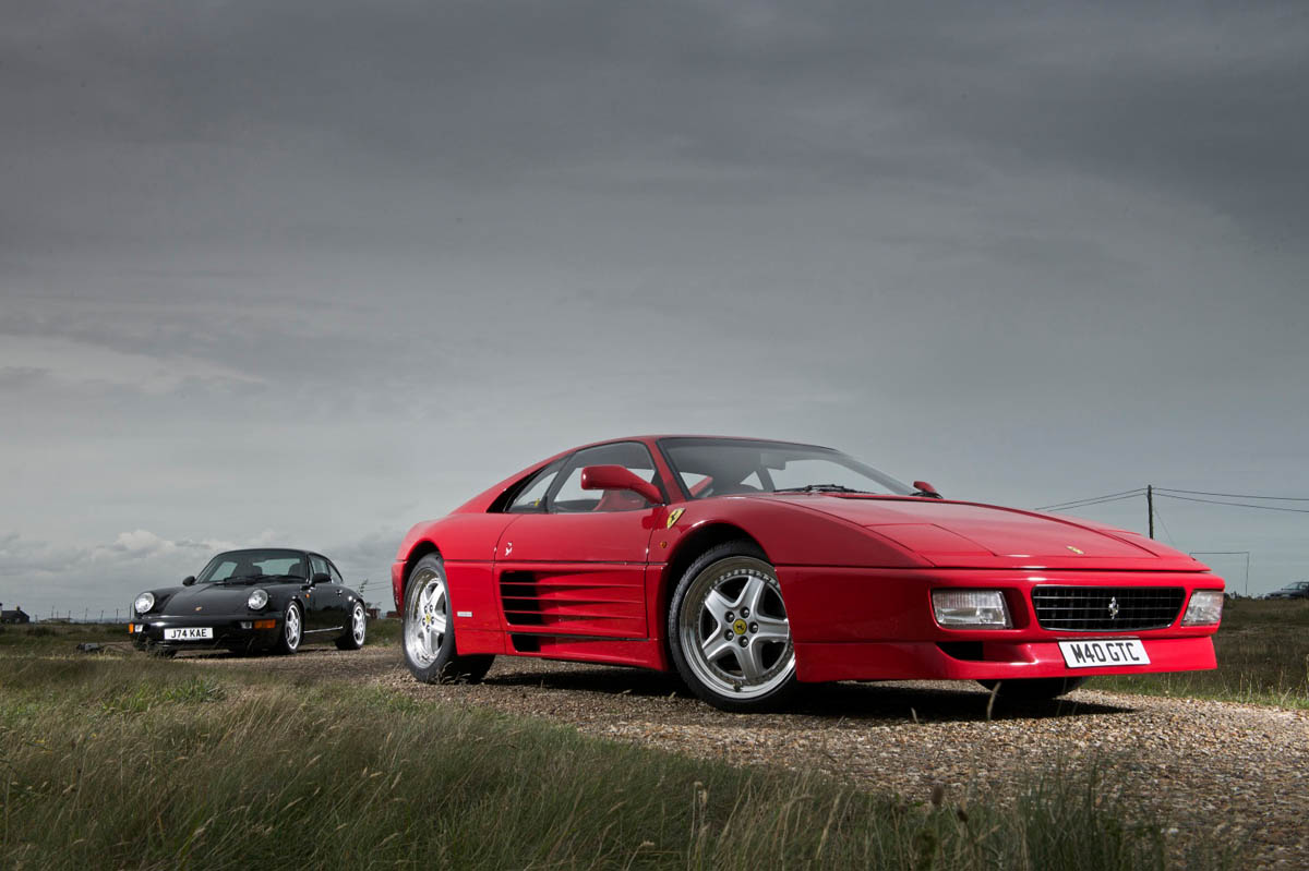 Porsche 964 RS v Ferrari 348 GT Competizione