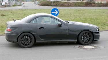 Mercedes-Benz SLK63 AMG spy shots