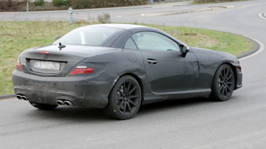 Mercedes-Benz SLK63 AMG spy shots