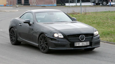 Mercedes-Benz SLK63 AMG spy shots