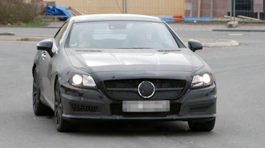 Mercedes-Benz SLK63 AMG spy shots