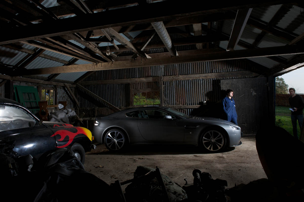 Guy Martin and his Aston Martin V12 Vantage