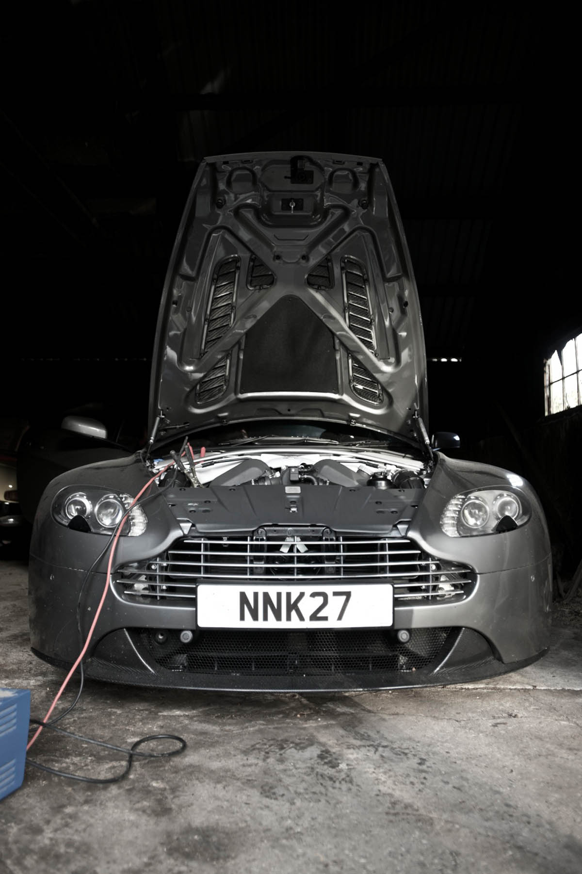 Guy Martin and his Aston Martin V12 Vantage