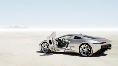 Jaguar C-X75 hybrid supercar makes production
