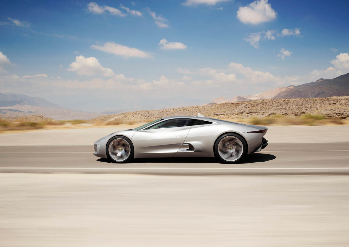 Jaguar C-X75 hybrid supercar makes production