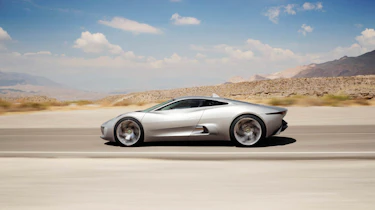 Jaguar C-X75 hybrid supercar makes production