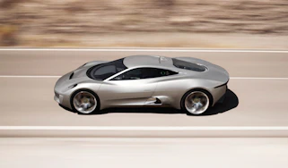 Jaguar C-X75 hybrid supercar makes production