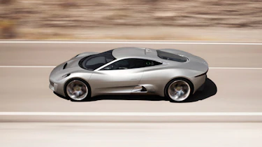 Jaguar C-X75 hybrid supercar makes production