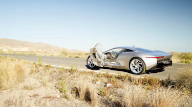 Jaguar C-X75 hybrid supercar makes production