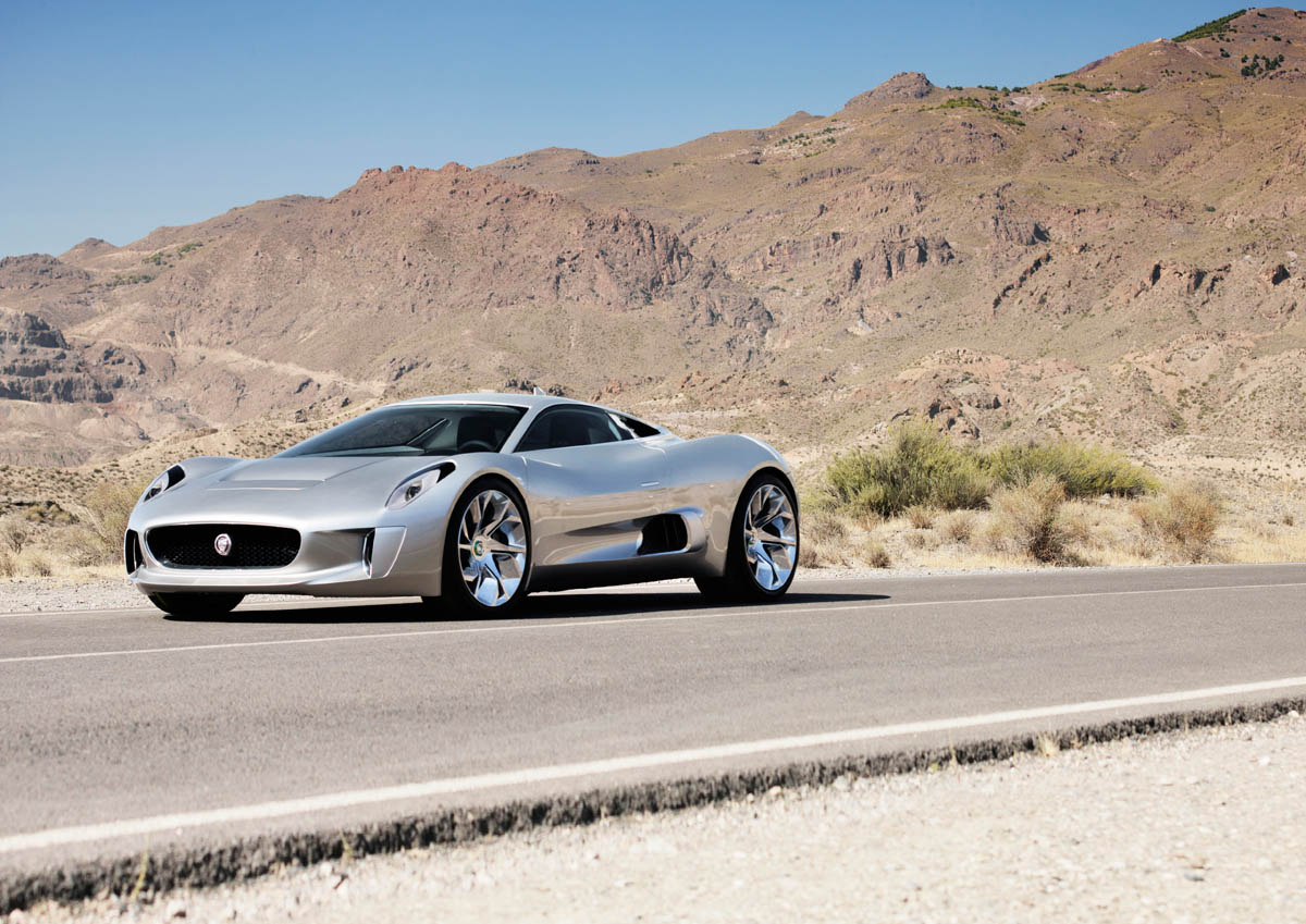 Jaguar C-X75 hybrid supercar makes production