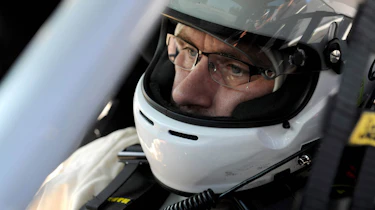 evo races an Audi R8 LMS at the Nurburgring 24 hours