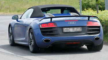 Audi R8 GT Spyder spy shots