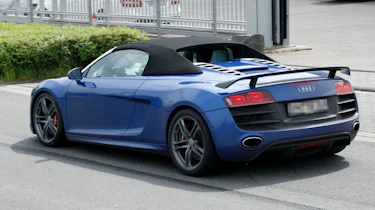 Audi R8 GT Spyder spy shots