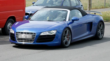 Audi R8 GT Spyder spy shots