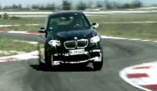 BMW M5 track testing