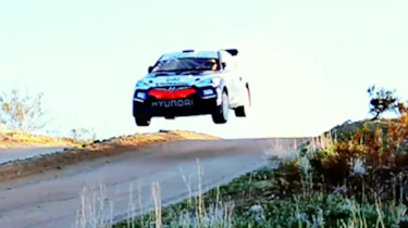 Hyundai Veloster rally car