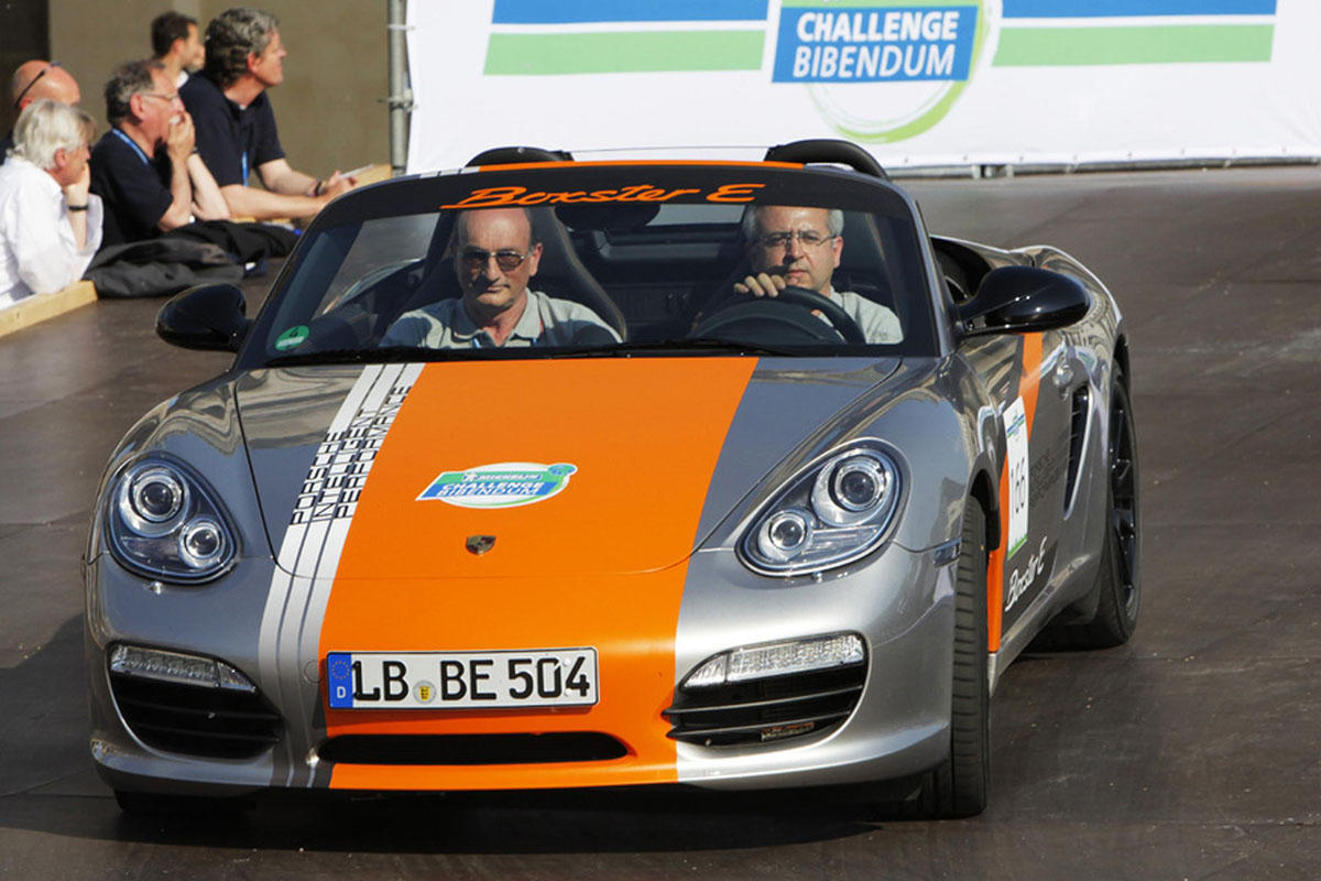 Porsche Boxster electric sports car