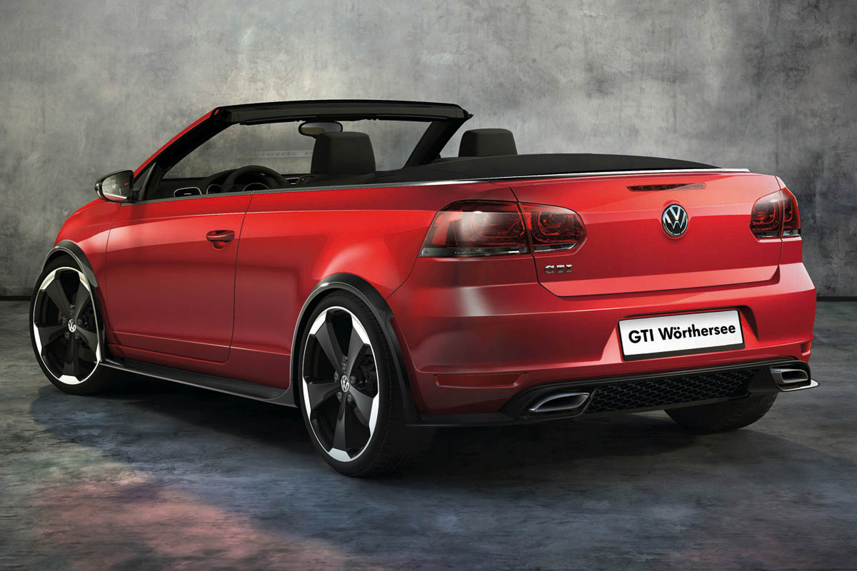 Volkswagen Golf R and Golf GTI cabriolets