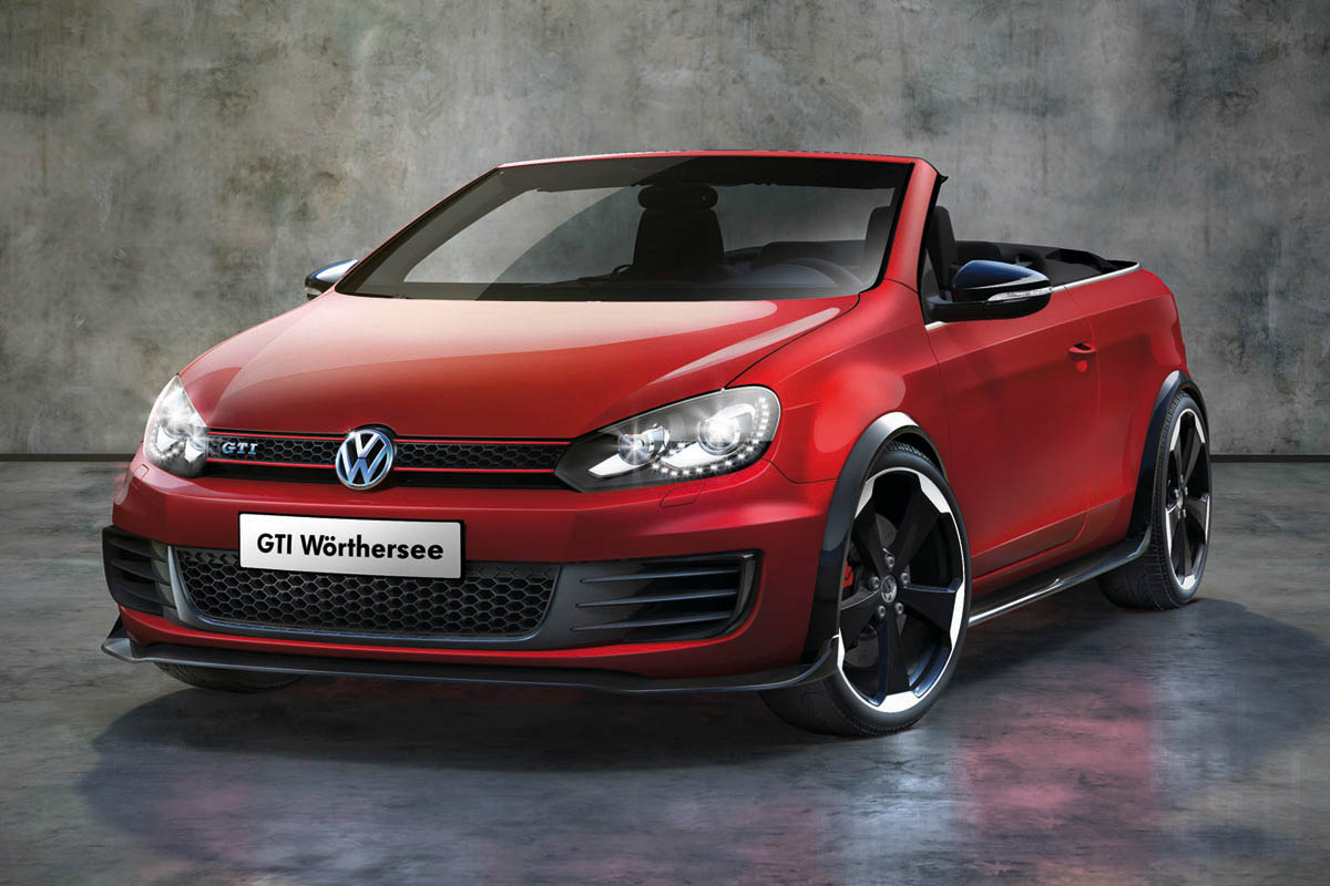 Volkswagen Golf R and Golf GTI cabriolets