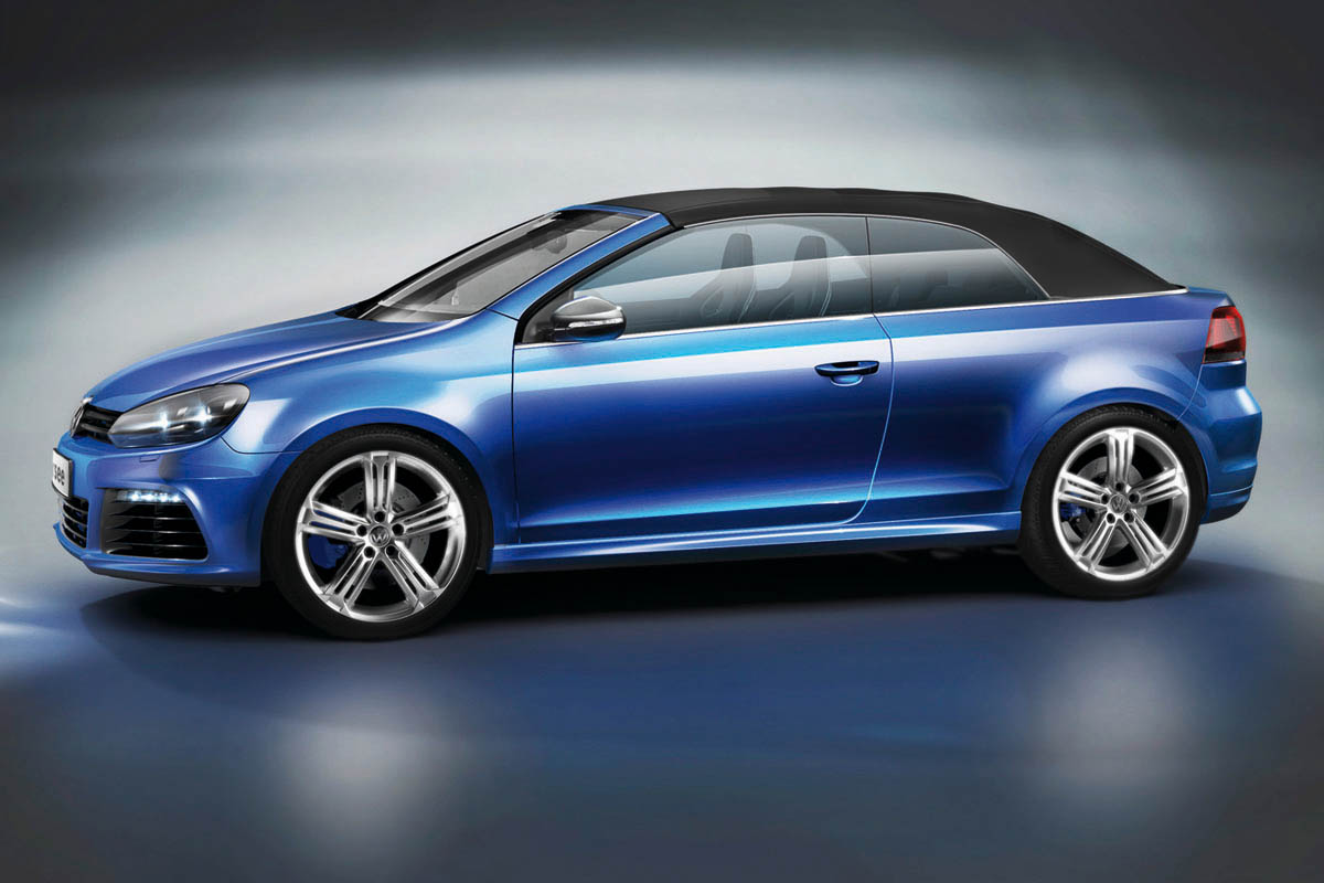 Volkswagen Golf R and Golf GTI cabriolets