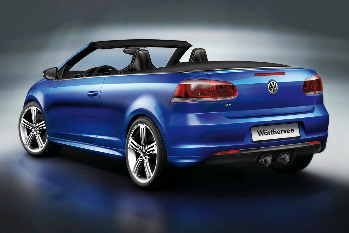 Volkswagen Golf R and Golf GTI cabriolets