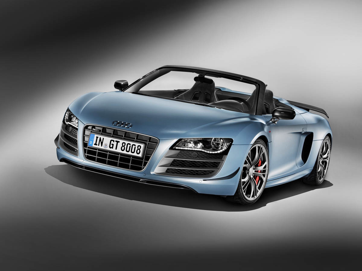 Audi R8 GT Spyder supercar official pictures
