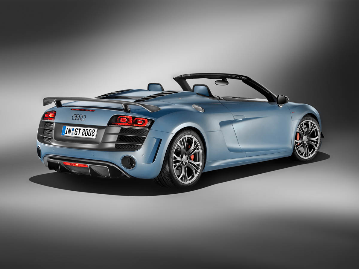 Audi R8 GT Spyder supercar official pictures