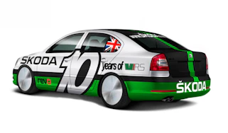 Skoda Octavia vRS Bonneville speed record car
