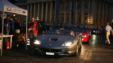 evo's Ferrari on the Mille Miglia videos