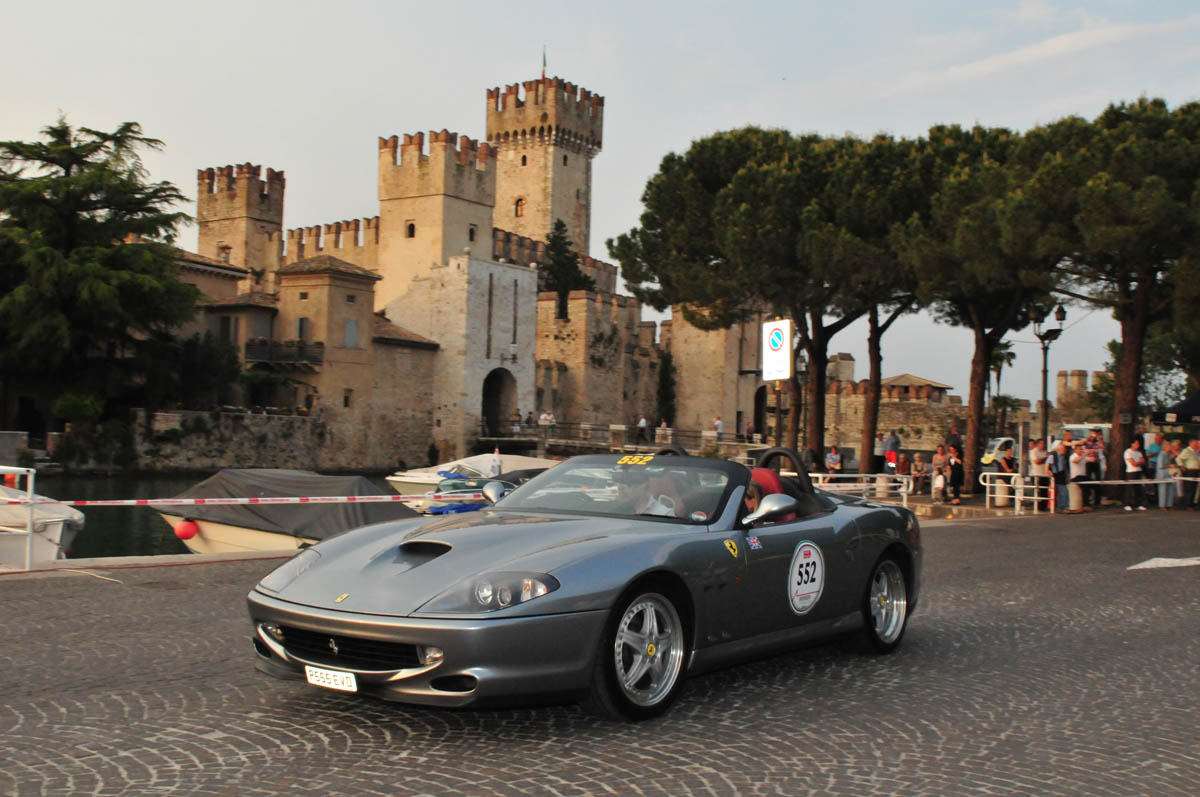 evo's Ferrari on the Mille Miglia videos