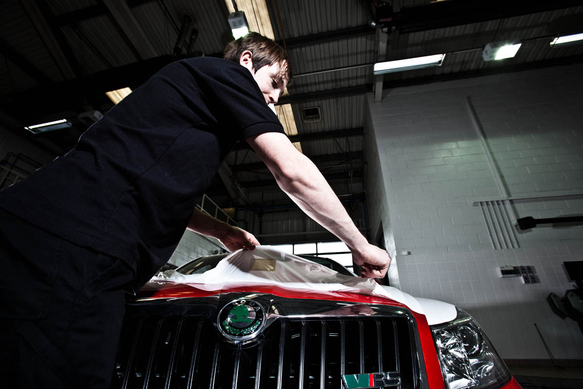 Skoda Octavia Bonneville car takes shape