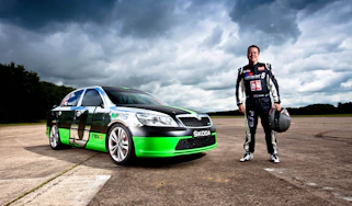 Skoda Octavia vRS Bonneville car