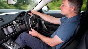 Lotus Evora IPS driving position